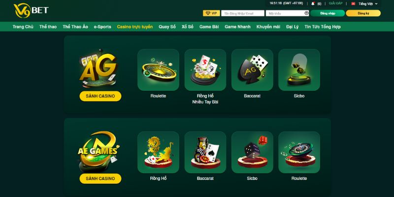 Không nên bỏ lỡ ưu đãi khủng của V9bet khi chơi game casino  